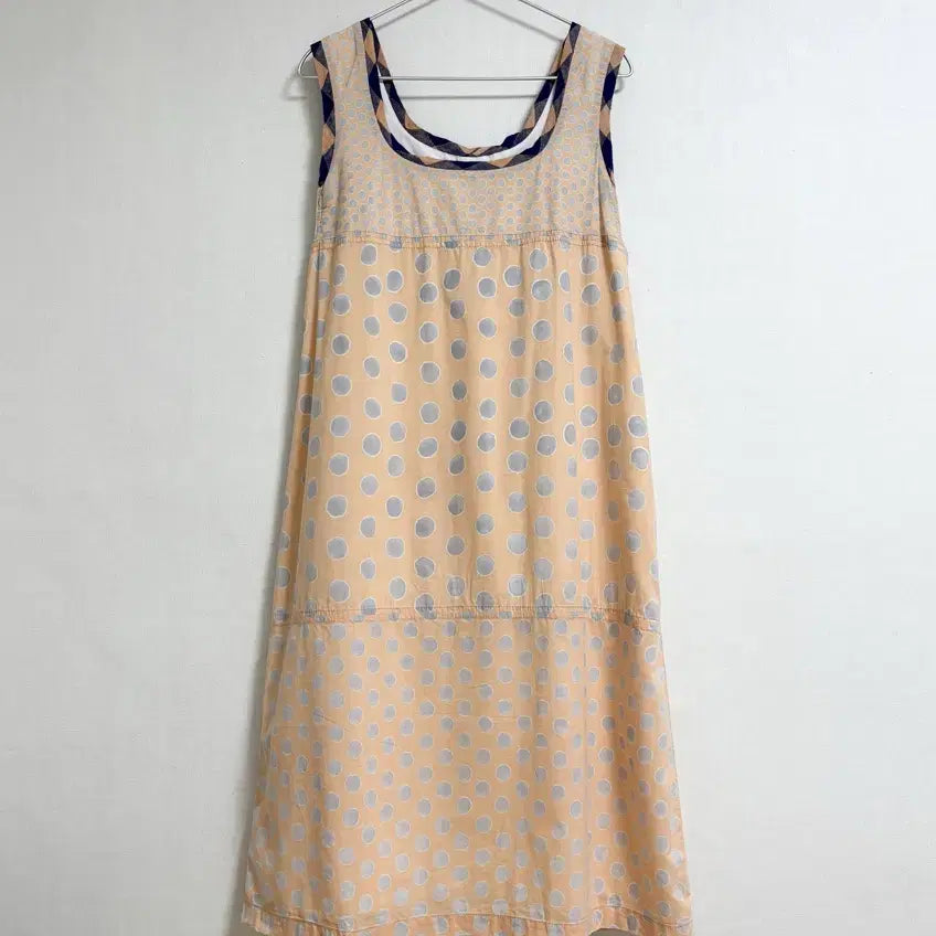 [BUNJANG] Dosa Polka Dot Sleeveless Midi Dress / Dosa 도트 무늬 민소매 원피스