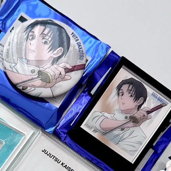 [BUNJANG] Jujutsu Kaisen Baseyard Big Exchange Event Yuta Can Badge & Mirror Magnet Bundle / 주술회전 베이스야드 대교류전 유타 캔뱃지, 미러마그넷 일괄