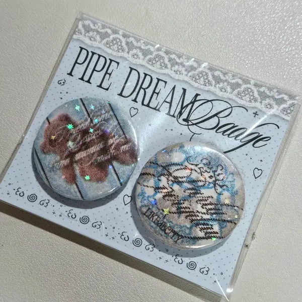 [BUNJANG] LiKEaBerrY PIPE DREAM Canned Badge Set / [LiKEaBerrY] PIPE DREAM 캔뱃지 세트