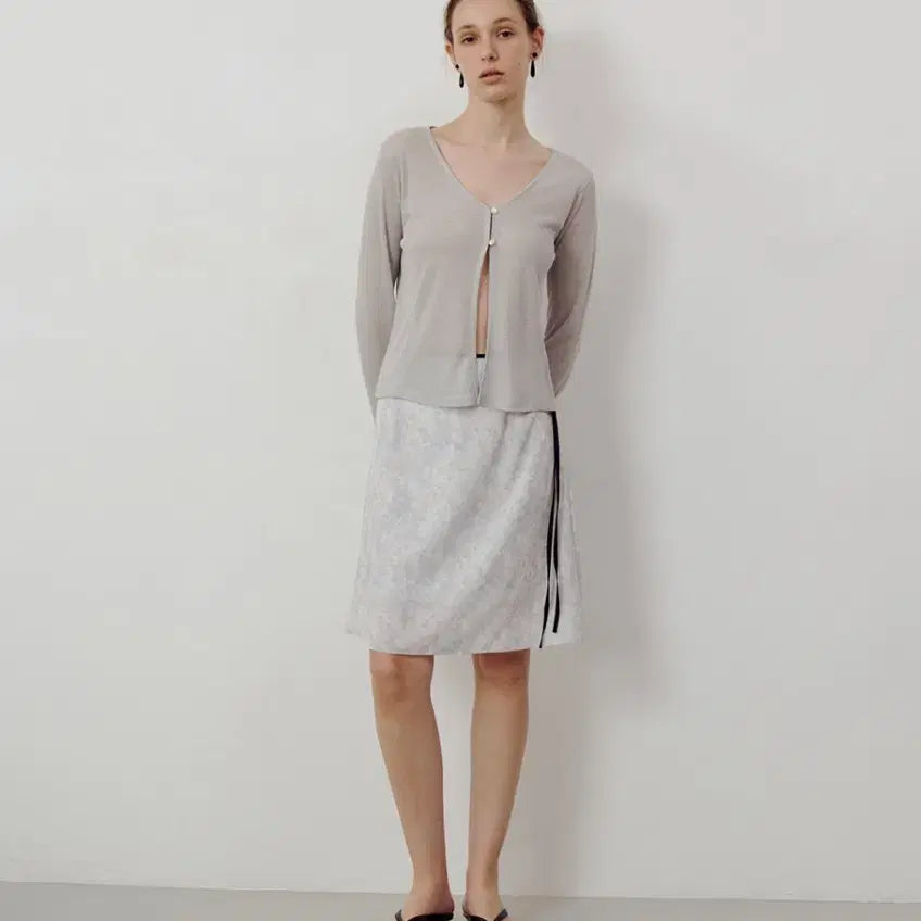 [BUNJANG] Ovmoire Swan String Midi Skirt / 오브모아르-swan string midi sk