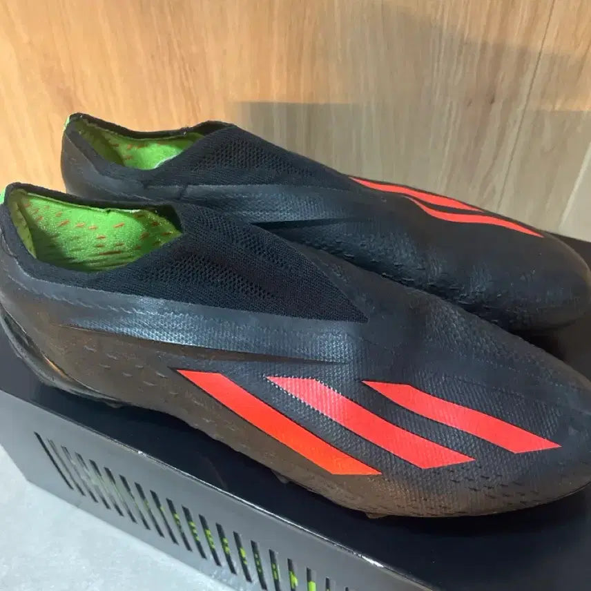 [BUNJANG] Adidas X Speedportal Football Boots Black/Orange / X스피드포탈+