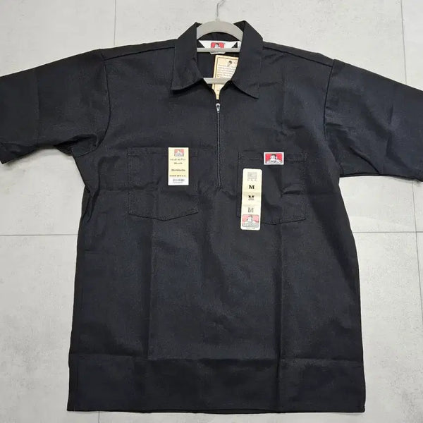 [BUNJANG] Ben Davis Half Zip Work Shirt Black M / (새상품)벤 데이비스 하프집업 셔츠 M사이즈