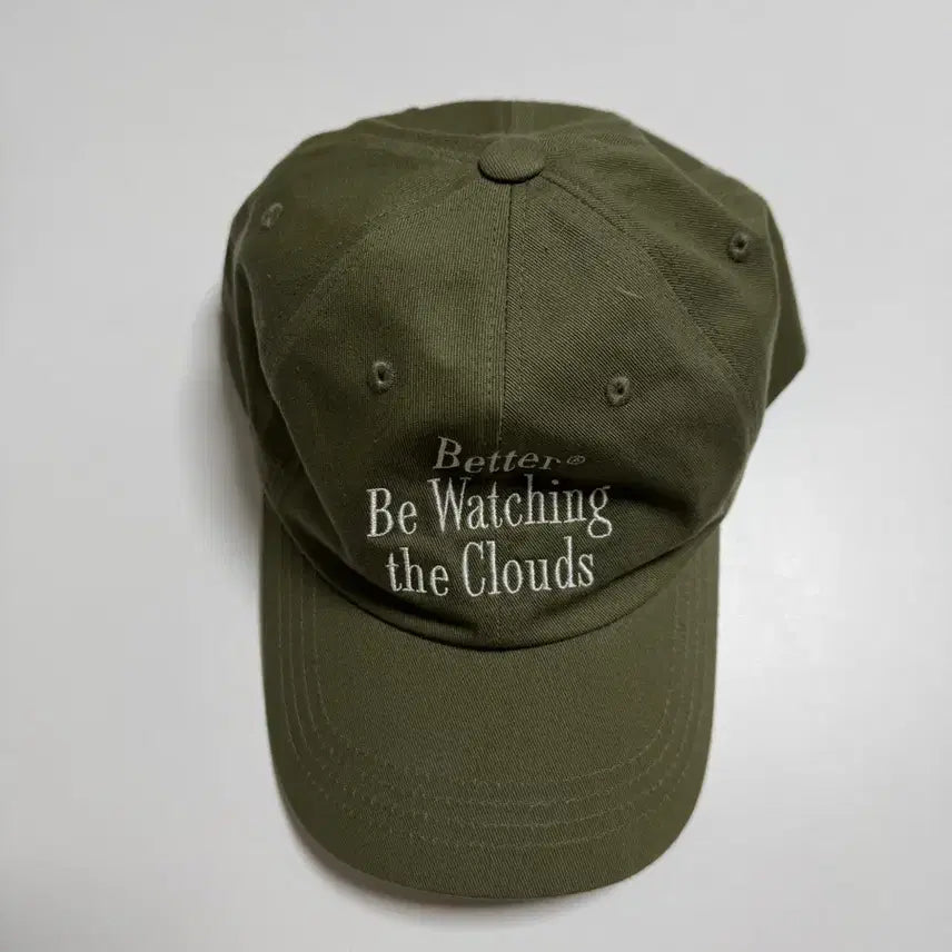 [BUNJANG] AICAWHITE Barrel Watching Deep Green Ball Cap / 에이카화이트 베럴비와칭 딥그린 볼캡