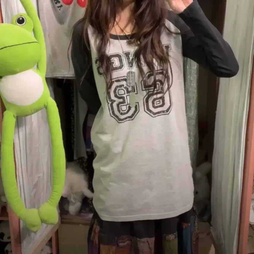 [BUNJANG] Kamome Sannou Vintage Raglan Long Sleeve / 카모메산장 빈티지 나그랑 롱슬리브