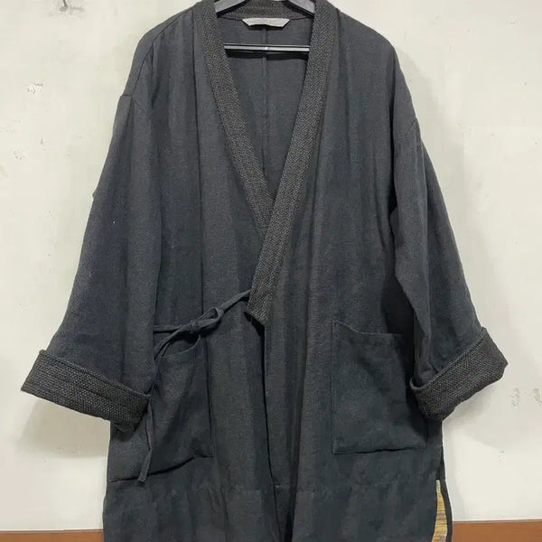 [BUNJANG] ZARA MAN Linen Jacket Robe (L) / ZARA MAN 자라맨 린넨 자켓.로브.개량한복.유카타.기모노스타일
