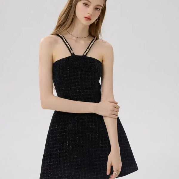 [BUNJANG] Scin's Den Tweed Mini Dress / 신스덴 트위드 미니원피스