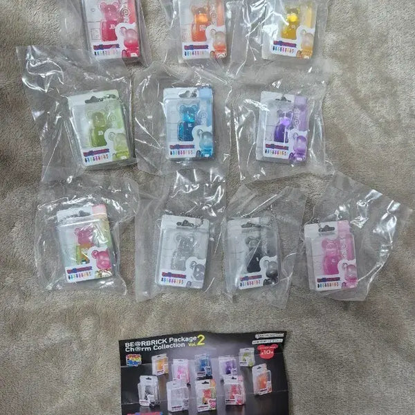 [BUNJANG] Bearbrick Package Charm Vol. 2 Full Set (10 Types) / 가격내림) 베어브릭 패키지참 Vol.2 10종 풀세트