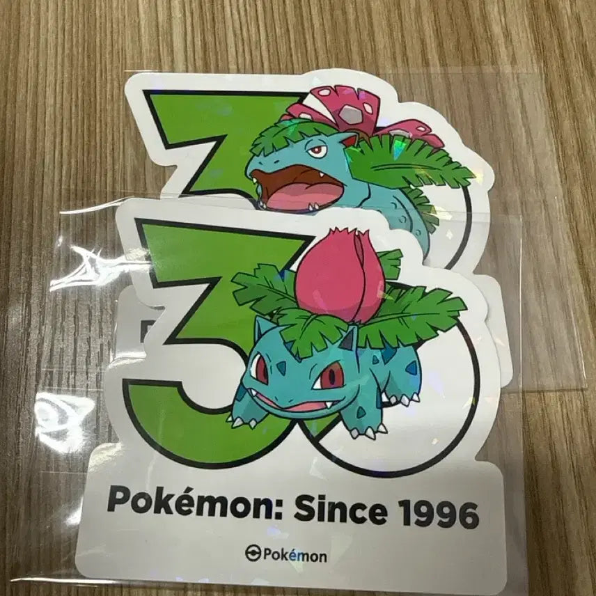 [BUNJANG] Pokemon 30th Anniversary Sticker Bundle Set - Venusaur & Venusaur / 일괄) 포켓몬 30주년 스티커 이상해풀 & 이상해꽃