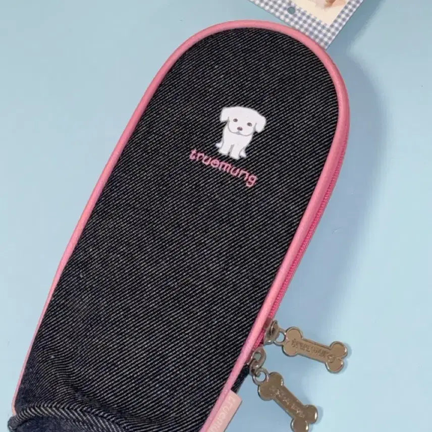 [BUNJANG] Mr. K (MRK) Truemong Denim Pencil Case Pouch / 고전문구 미스터케이 엠알케이 트루멍 데님 필통 파우치