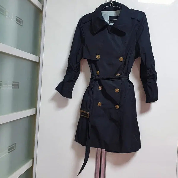 [BUNJANG] It Michaa Trench Coat Black XS / 잇미샤 트렌치코트 여자 코트 여성 트렌치코트