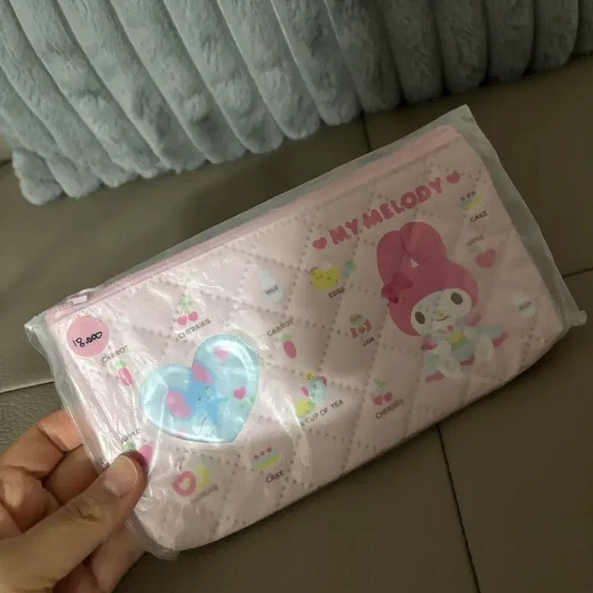 [BUNJANG] Sanrio My Melody Quilting Pouch New / 산리오 마이멜로디 퀄팅 파우치 새상품
