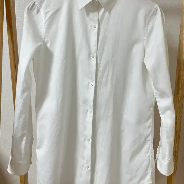 [BUNJANG] The Row White Cotton Shirt / 더 로우 화이트 코튼 셔츠 USA 4 EUR 36 매장판
