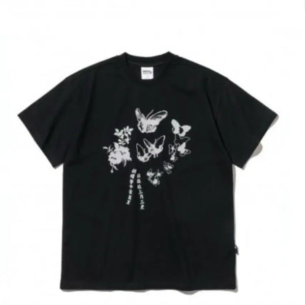 [BUNJANG] Passel Butterfly Dream Short Sleeve T-Shirt Black L / 패슬 호접몽 반팔 블랙 L