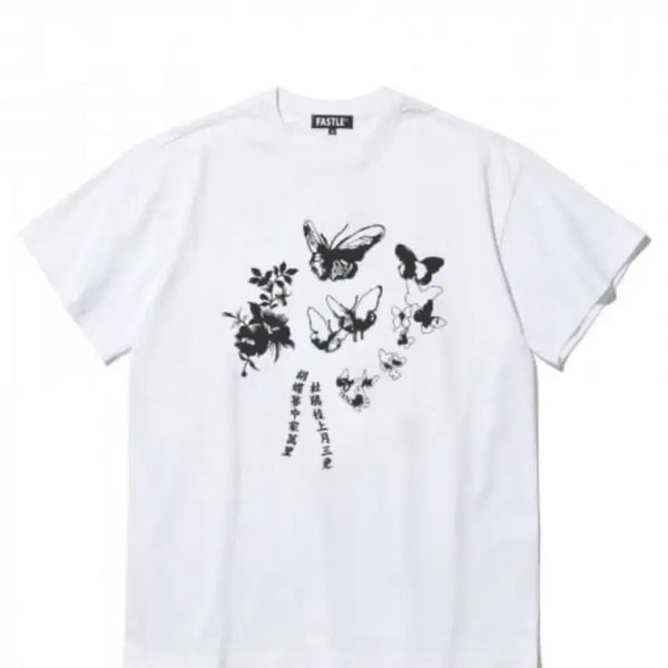 [BUNJANG] Faeth - Butterfly Dream Short Sleeve T-Shirt - White - L / 패슬 호접몽 반팔 화이트 L