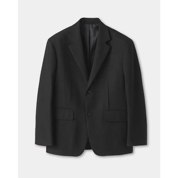 [BUNJANG] COOR Oversized Linen Cut-off Jacket (Black) / COOR 쿠어 오버사이즈 린넨 컷오프 자켓 (블랙)