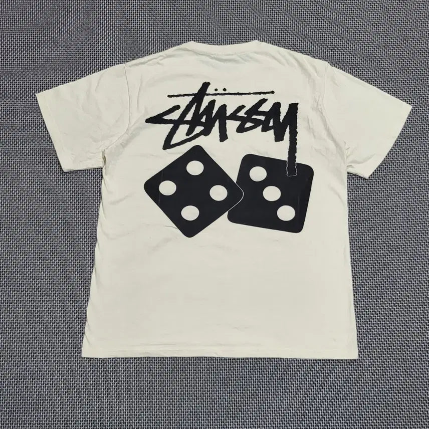 [BUNJANG] Stussy Dice Dye T-shirt Natural (S) / 스투시 다이스 빈팔 티셔츠 내츄럴 (S)
