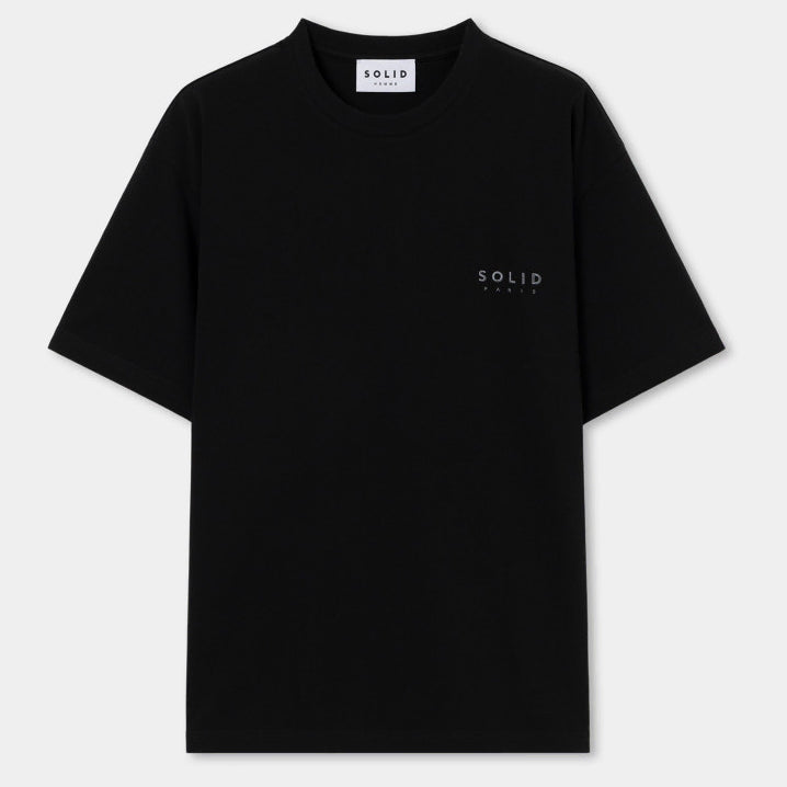 [BUNJANG] Solid Homme 26SS Solid Essential Short-Sleeve T-Shirt Black / [52] 솔리드옴므 26SS 솔리드 에센셜 반팔 블랙