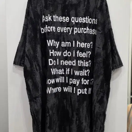 [BUNJANG] Black Vintage Printing T-Shirt (Unisex) / 블랙 빈티지프린팅 반팔 티셔츠(남녀공용)
