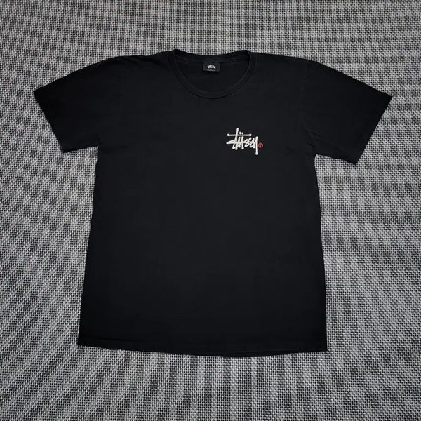 [BUNJANG] Stussy Basic C Logo T-Shirt Black (L) / 스투시 베이직 c로고  반팔 티셔츠 블랙 (L)
