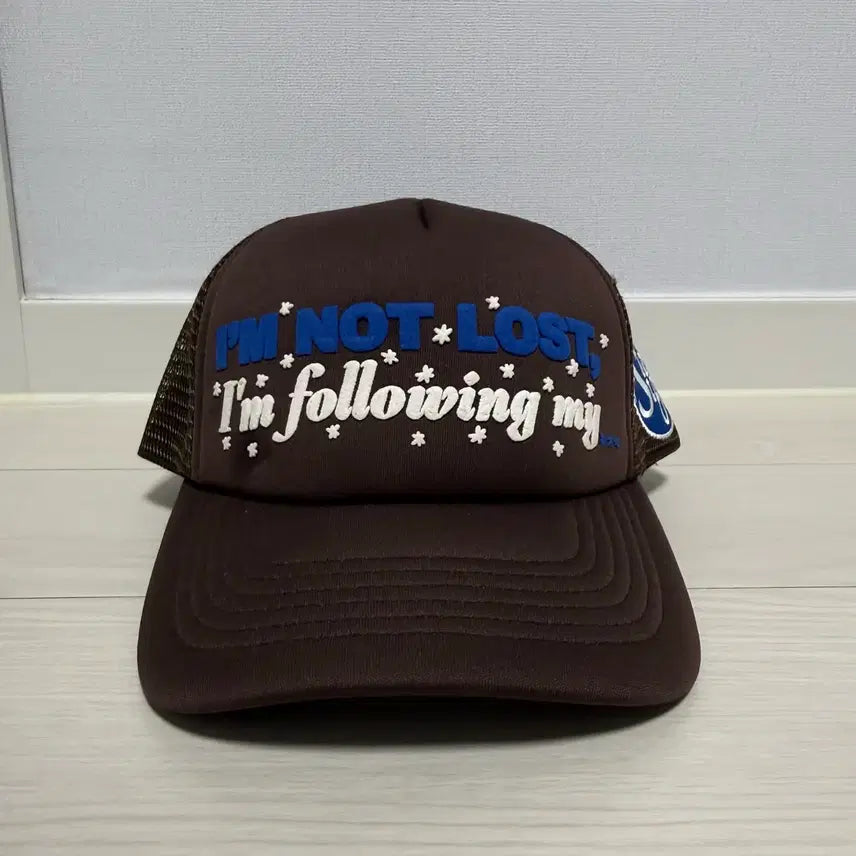 [BUNJANG] Aries Trucker Cap Brown / aries 애리즈 트러커캡 브라운