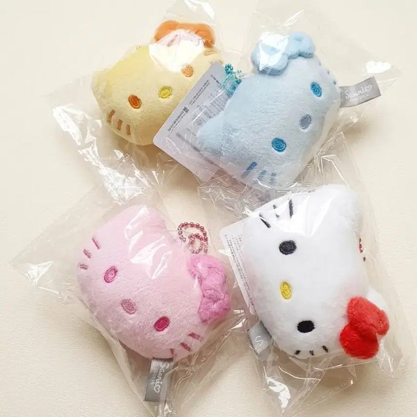 [BUNJANG] Sanrio Hello Kitty Face Plush Keychain (Sealed) / 산리오 얼굴 헬로키티 인형 키링 미개봉 새상품