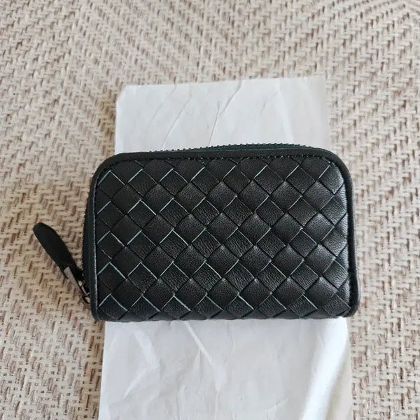 [BUNJANG] Woven Zipper Card Wallet (New) / 위빙 지퍼카드지갑 (새상품)