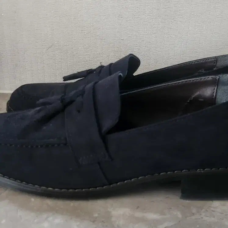 [BUNJANG] Public Garden Black Suede Loafers 265 / 1번착용>퍼블릭가든 블랙 스웨이드 로퍼 265