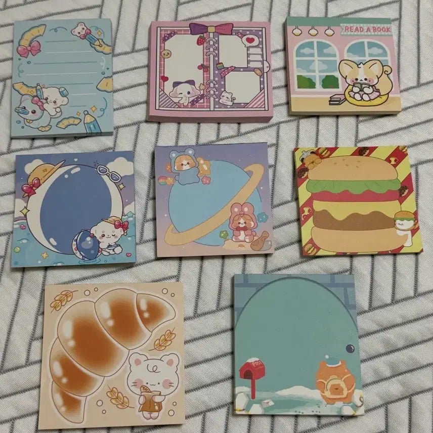 [BUNJANG] Character Memo Pad (Approx. 640 Sheets) / 캐릭터 메모지 (대략 640장)