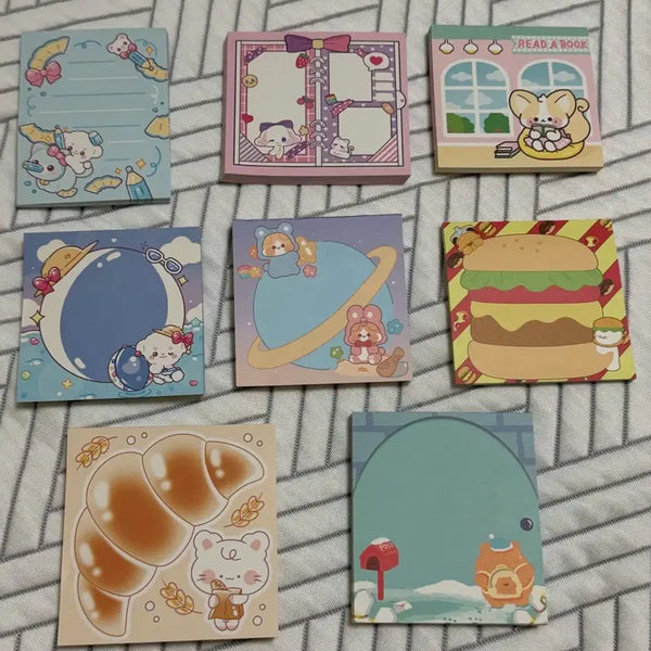 [BUNJANG] Character Memo Pad (Approx. 640 Sheets) / 캐릭터 메모지 (대략 640장)