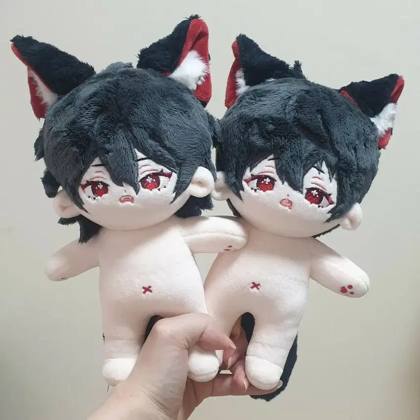[BUNJANG] Ensemble Stars. Nyan Kuma Rei & Ritsu 20cm Plush Set / 앙스타 냥쿠마 레이 리츠 20cm 솜인형 일괄 판매 앙상블 스타즈