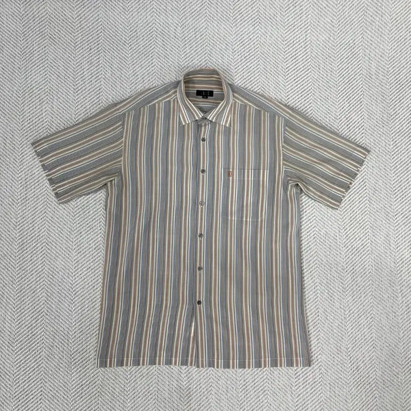 [BUNJANG] Daks Men's Stripe Shirt Size 100 / 닥스 남성 스트라이프 셔츠 100