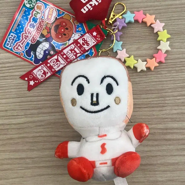 [BUNJANG] Anpanman Hommaru-chan Keychain Plush Set / 앙팡맨 호빵맨 만마루참 열쇠고리 인형