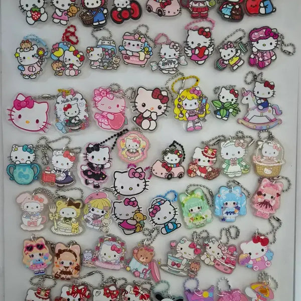 [BUNJANG] Character Acrylic Bead Keychain / 다양한 디자인 캐릭터 아크릴 비즈 키링