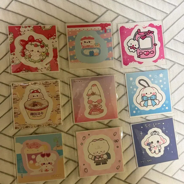 [BUNJANG] Character Sticker Pack (90 Sheets Total) / 캐릭터 스티커 (10장씩 총 90장)
