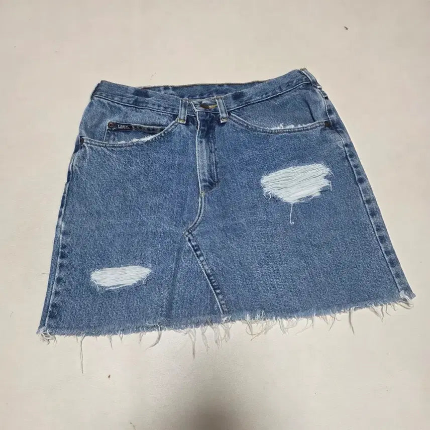 [BUNJANG] Lee Denim Midi Skirt / LEE 데님 스커트