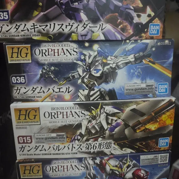 [BUNJANG] Bandai Gundam Iron-Blooded Orphans Plastic Model Kit Set (4 Types) / [새상품] 반다이 건담 프라모델 철혈의 오펀스 4종