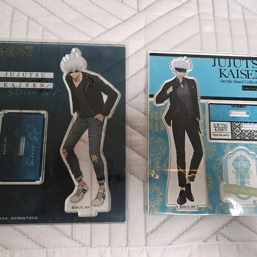 [BUNJANG] Jujutsu Kaisen Satoru Gojo Acrylic Stand Set (2 Types) / 주술회전 고죠 사토루 아크릴 스탠드 2종 일괄판매
