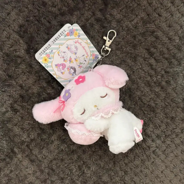 [BUNJANG] Sanrio Limited Edition Sleeping My Melody Mascot Plush / 중국 산리오 한정 잠자는 낮잠 마이멜로디 마스코트 인형