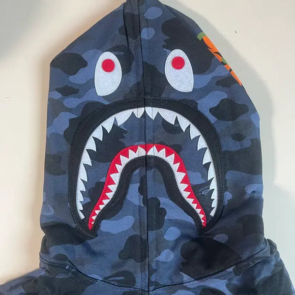 [BUNJANG] BAPE Shark Hood Zip-Up Hoodie / 베이프 샤크후드 청계 판매합니다