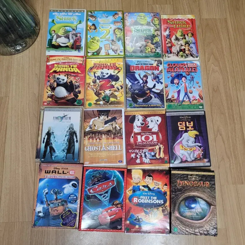 [BUNJANG] DreamWorks & Disney Animation DVD Collection (16 Films) / 애니메이션DVD  드림웍스,디즈니 등 3+1=4개 3만, 16편 일괄 10만