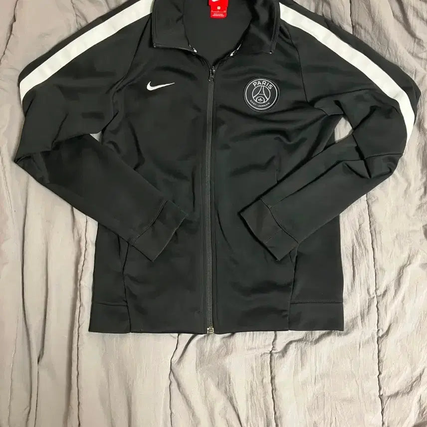 [BUNJANG] Nike PSG Paris Saint-Germain Black Track Jacket Zip-Up / 나이키 PSG 파리생제르망 블랙 트랙탑 져지 집업