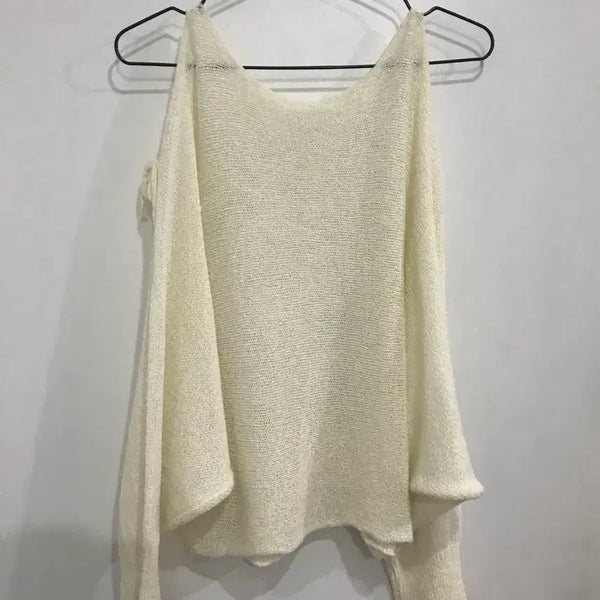 [BUNJANG] Ivory Knit Sweater / 아이보리 니트