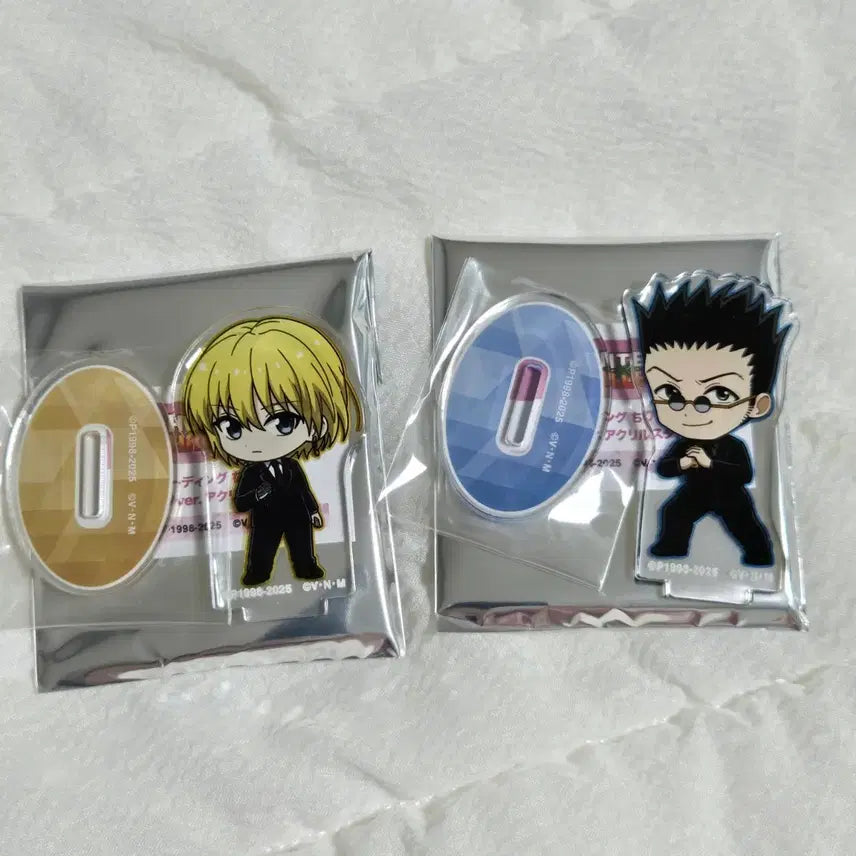 [BUNJANG] Hunter x Hunter Kurapika & Leorio Suit Mini Acrylic Standee Bundle Set / (일괄) 헌터헌터 크라피카 + 레오리오 수트 정장 미니 아크릴 스탠드