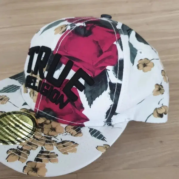 [BUNJANG] True Religion Flower Snapback Hat / 트루릴리젼 플라워 스냅백