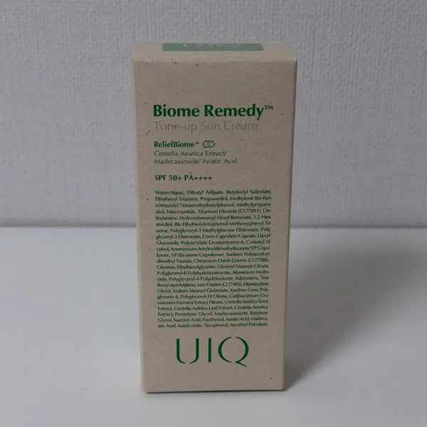 [BUNJANG] Yuiq Biome Remedy Tone Up Sun Cream Green (Fit Green) / 유이크 바이옴 레미디 톤업 선크림 그린 (핏그린)
