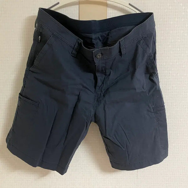 [BUNJANG] Men's Basic Daily Cargo Shorts (Navy) / [남성] 기본 데일리 카고 반바지 (네이비)