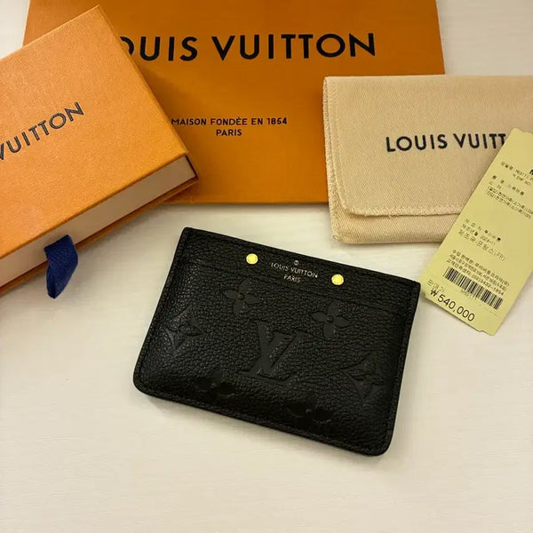 [BUNJANG] Louis Vuitton Monogram Empreinte Card Holder / 루이비통 모노그램 앙프렝뜨 카드지갑