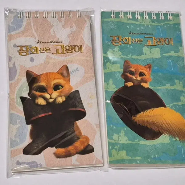 [BUNJANG] Puss in Boots Classic Notebook / 고전 장화신은 고양이 수첩