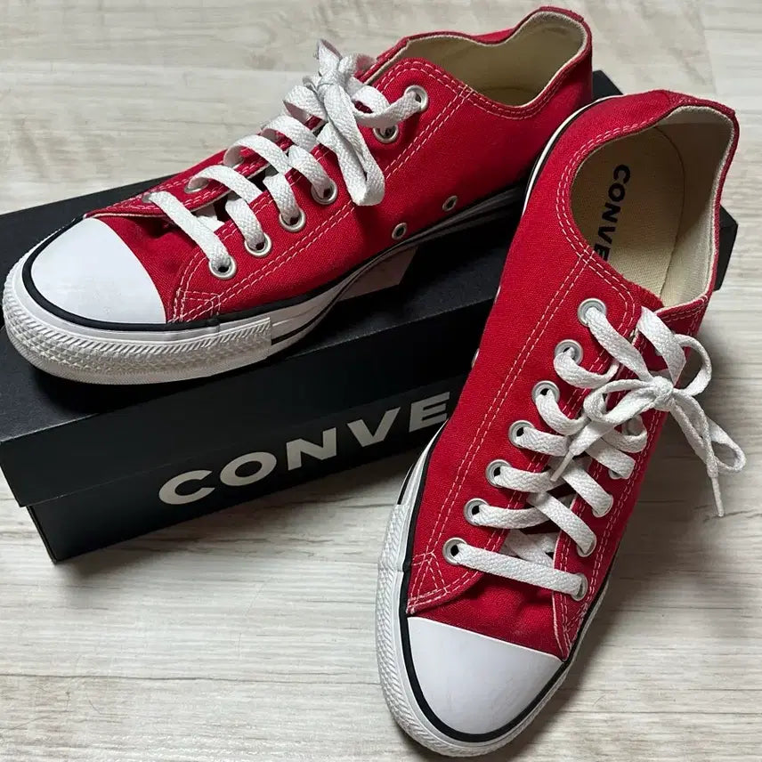[BUNJANG] Converse Chuck Taylor All Star Classic Red Sneakers / 컨버스 척테일러 올스타 클래식 레드