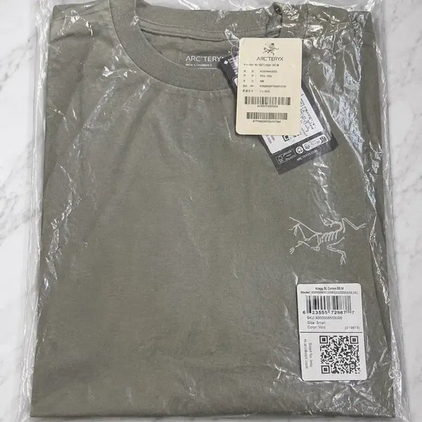 [BUNJANG] Arc'teryx Kragg SL Cotton T-Shirt / 아크테릭스 크라그 코튼 로고 반팔티 카키